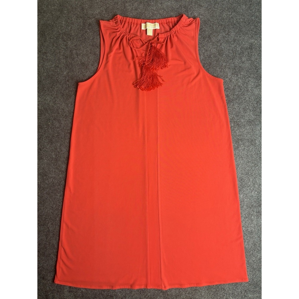 Michael Kors Sleeveless Orange dress A4